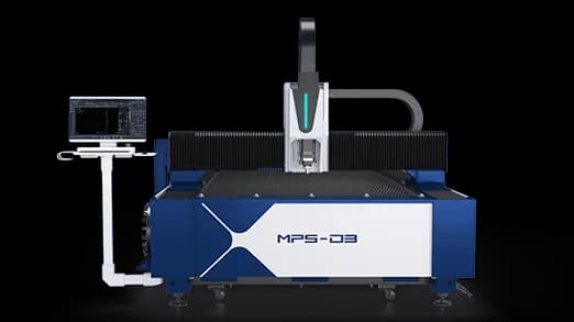 MPS-D Fiber Lazer Plaka Kesim Makinesi — Açık Gövdede Esnek Malzeme Erişimi