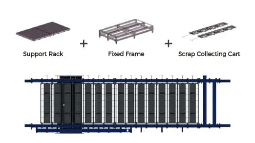 S Pro Geniş Format Fiber Lazer Kesim Makinesi — Modüler Lineer Raylı Gövde