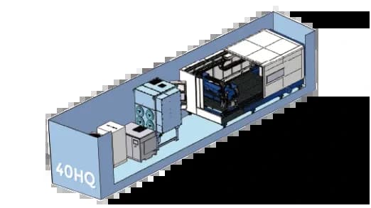 HF Mini S konteyner yerleşimi